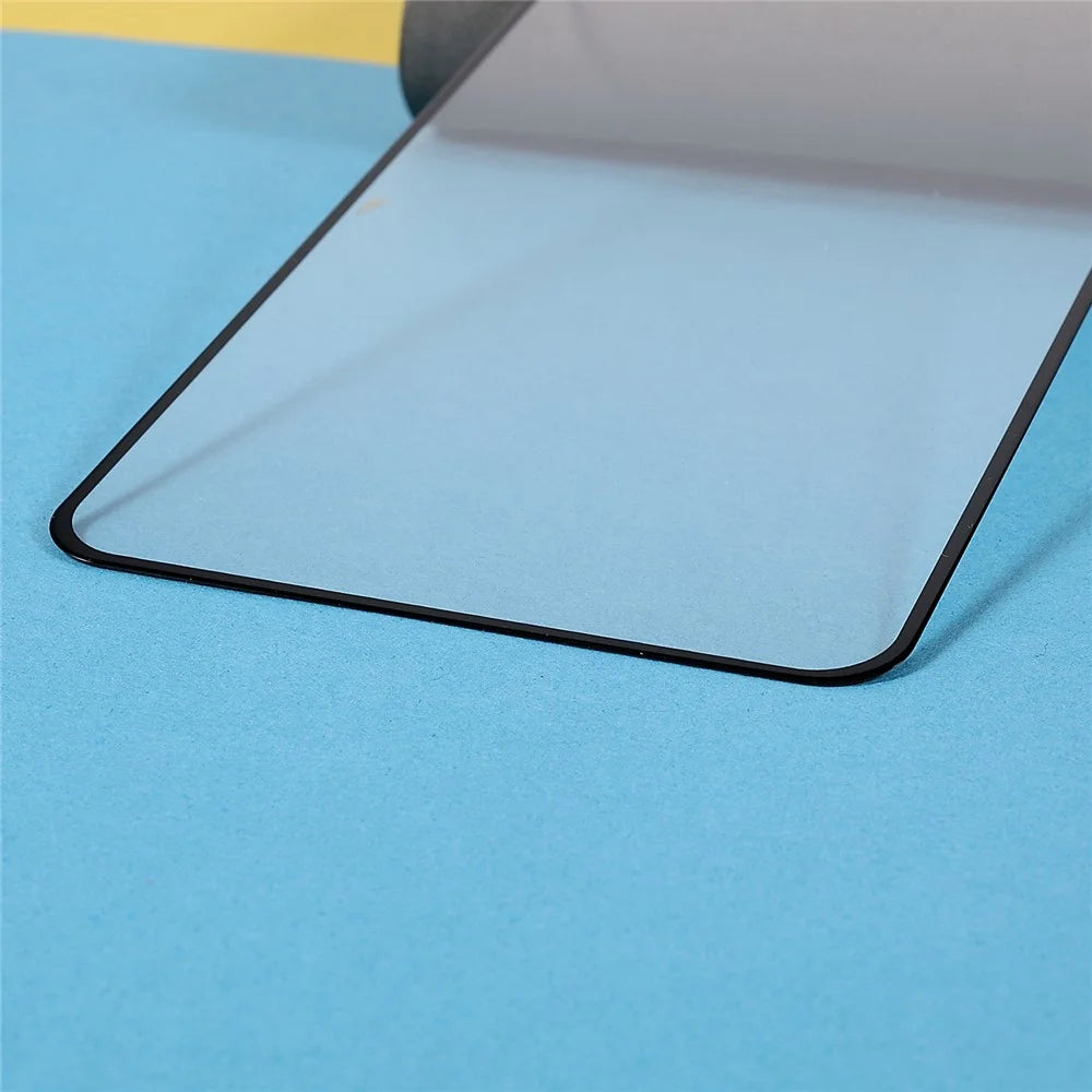 Full Glue Full Coverage Silk Printing Ultra Clear Tempered Glass Screen Protector [Support Fingerprint Unlock] for Samsung Galaxy S22 5G / S23 - 5