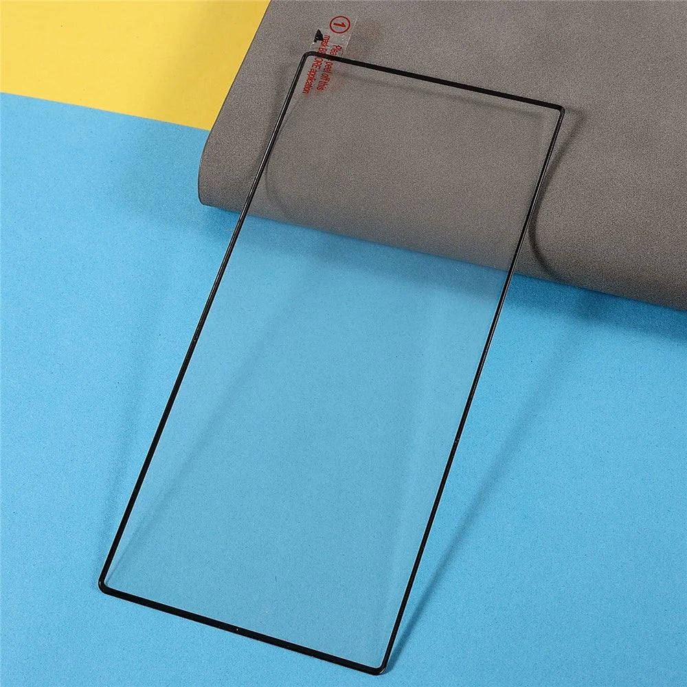 Full Size Full Glue Silk Printing Explosion-proof Tempered Glass Film Ultra-thin Screen Protector [Support Fingerprint Unlock] for Samsung Galaxy S22 Ultra 5G - 5
