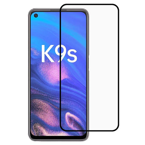 Anti-dust Screen Protective Film Clear Silk Printing Flexible Shockproof PET+TPU Screen Protector for Oppo K9s - 1