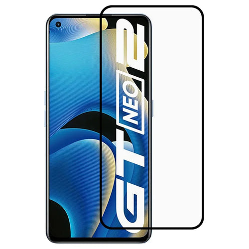 For Realme GT Neo2 5G/GT Neo 3T 5G Anti-scratch Clear Silk Printing Flexible Shockproof PET+TPU Screen Protector Full Coverage Screen Protective Film - 1