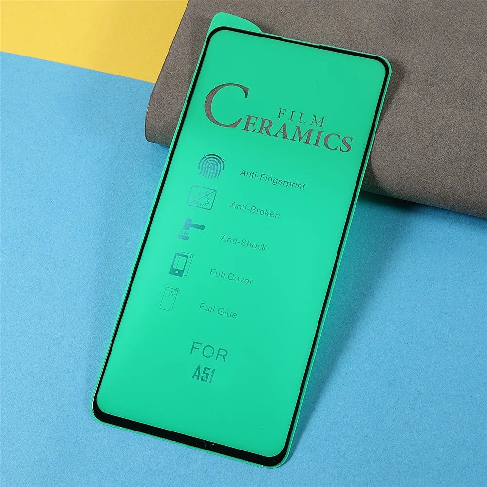 RURIHAI Anti-fingerprint Full Coverage Full Glue Ultra Clear PMMA Soft Screen Protector Film for Samsung Galaxy A51 4G SM-A515/A51 5G SM-A516 - 3