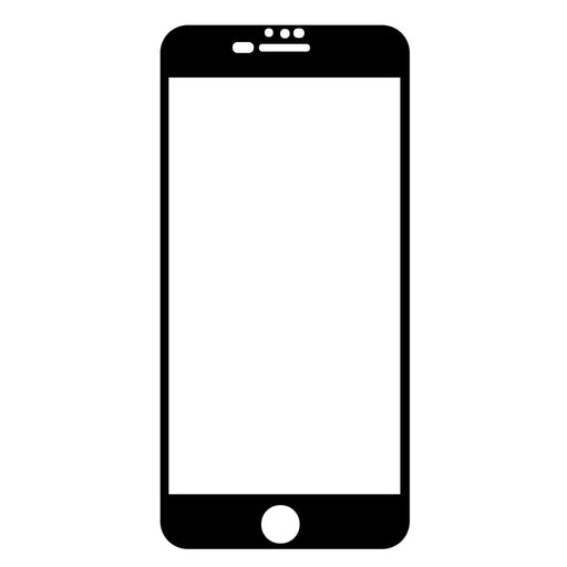 RURIHAI Full Screen Covering Soft PMMA Anti-fingerprint Full Glue Ceramics Film Screen Protector for iPhone 7 Plus/8 Plus 5.5 inch - Black - 2