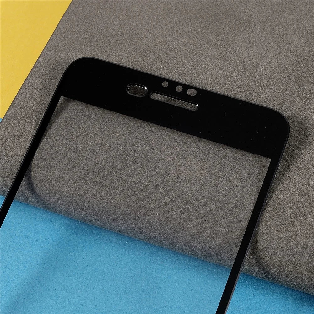 RURIHAI Full Screen Covering Soft PMMA Anti-fingerprint Full Glue Ceramics Film Screen Protector for iPhone 7 Plus/8 Plus 5.5 inch - Black - 4