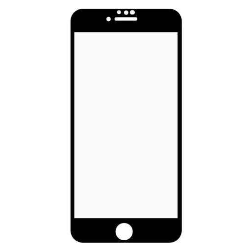 RURIHAI Full Coverage Film Clear Soft PMMA Anti-fingerprint Full Glue Screen Protector for iPhone SE (2022)/SE (2020)/8/7 - Black - 2