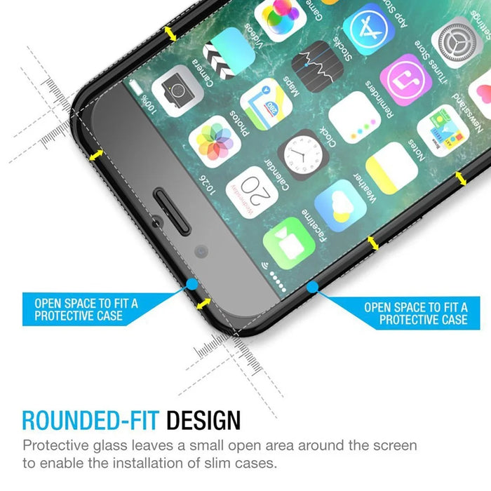 ENKAY HAT PRINCE for iPhone 8 Plus/7 Plus 2.5D Tempered Glass Screen Guard Film 0.26mm 9H Arc Edge - 3