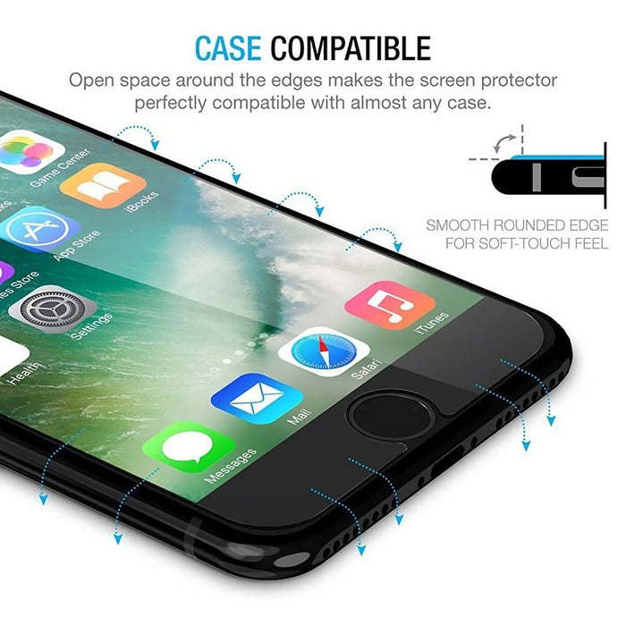ENKAY HAT PRINCE for iPhone 8 Plus/7 Plus 2.5D Tempered Glass Screen Guard Film 0.26mm 9H Arc Edge - 4