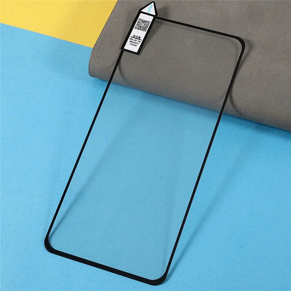 RURIHAI Secondary Hardening Tempered Glass Screen Film 0.26mm Full Glue 2.5D Anti-Scratch Screen Protector for Oppo Reno7 5G (China) - 6