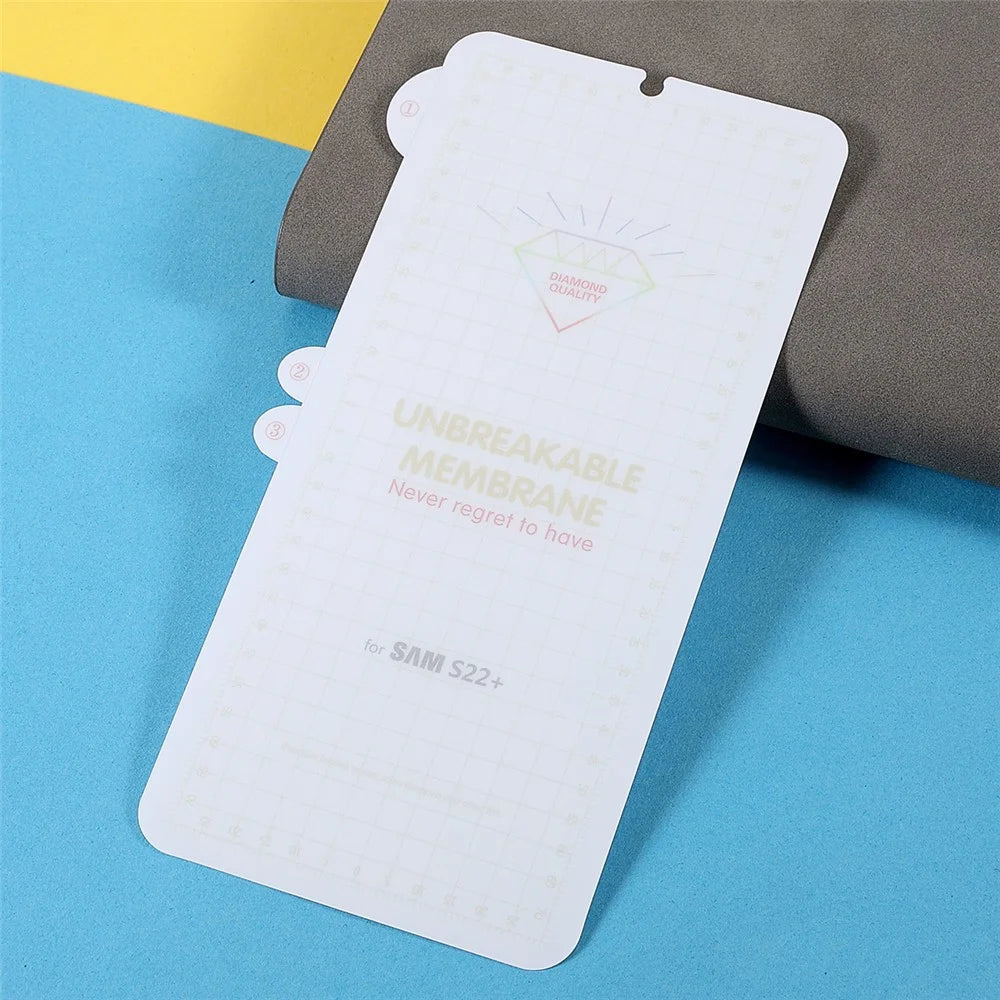 Full Coverage Transparent Flexible TPU Anti-Scratch Protective Film for Samsung Galaxy S22+ 5G / S23+ - 3