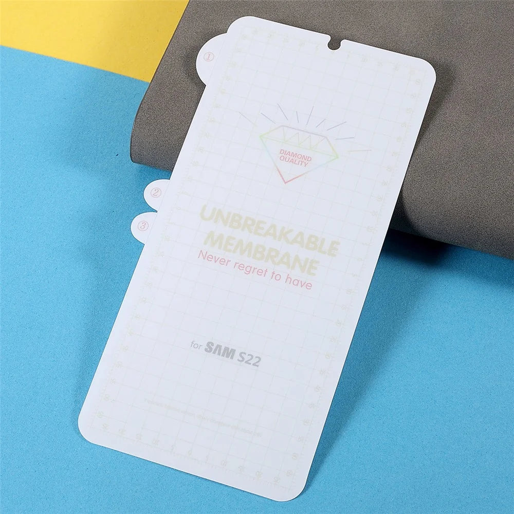 High Sensitivity HD Clear Full Cover Soft TPU Screen Protector for Samsung Galaxy S22 5G / S23 - 3