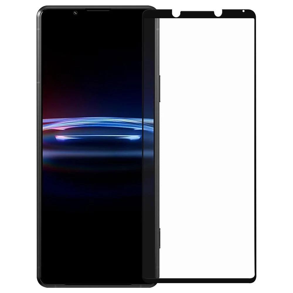 For Sony Xperia Pro-I Ultra Clear Bubble-free Full Coverage Full Glue 0.2mm Black Edge AGC Glass Tempered Glass Screen Protector - 1