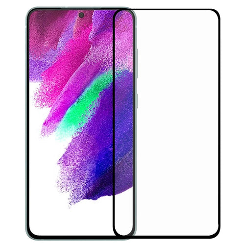 For Samsung Galaxy S22 5G / S23 Black Edge AGC Glass Tempered Glass 0.1mm Full Screen Protector (Fingerprint Unlock) - 1