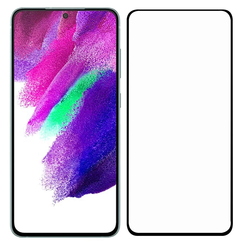 For Samsung Galaxy S22 5G / S23 Black Edge AGC Glass Tempered Glass 0.1mm Full Screen Protector (Fingerprint Unlock) - 6