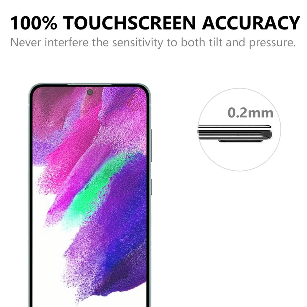 Ultra Clear Full Glue Full Size Black Edge Shatterproof AGC Glass Tempered Glass Screen Protector [0.1mm Thickness, Support Fingerprint Unlock] for Samsung Galaxy S22+ 5G / S23+ - 5