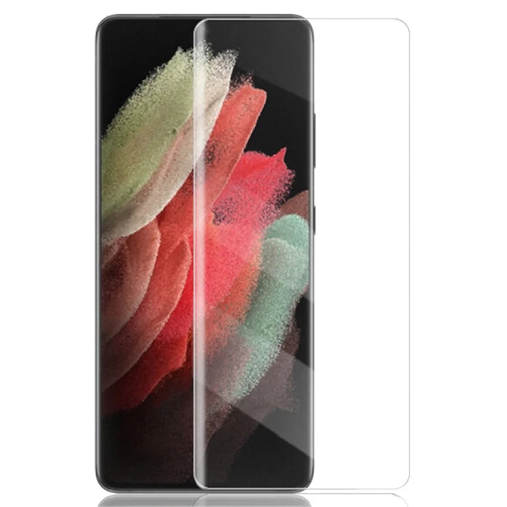 MOCOLO Ultra Clear Anti-scratch Full Coverage 3D Curved UV Tempered Glass Film Screen Protector for Samsung Galaxy S22 Ultra 5G - 2