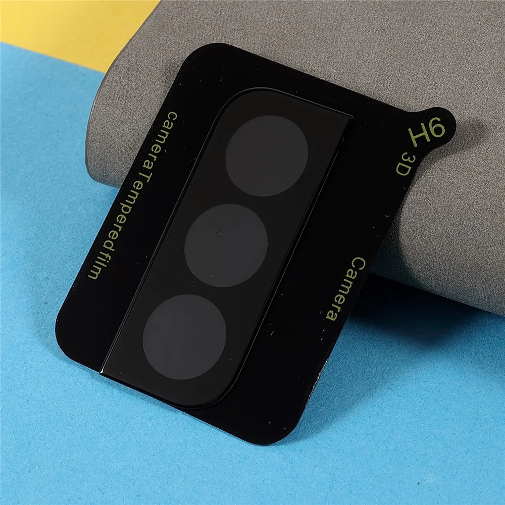 Ultra Clear 9H Hardness Scratch Resistant Silk Printing Tempered Glass Camera Lens Protector for Samsung Galaxy S22 5G / S22+ 5G - 3