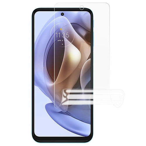 Anti-fingerprint Scratch-resistant Ultra Clear TPU Screen Protector for Motorola Moto G31 4G/G41 4G - 1