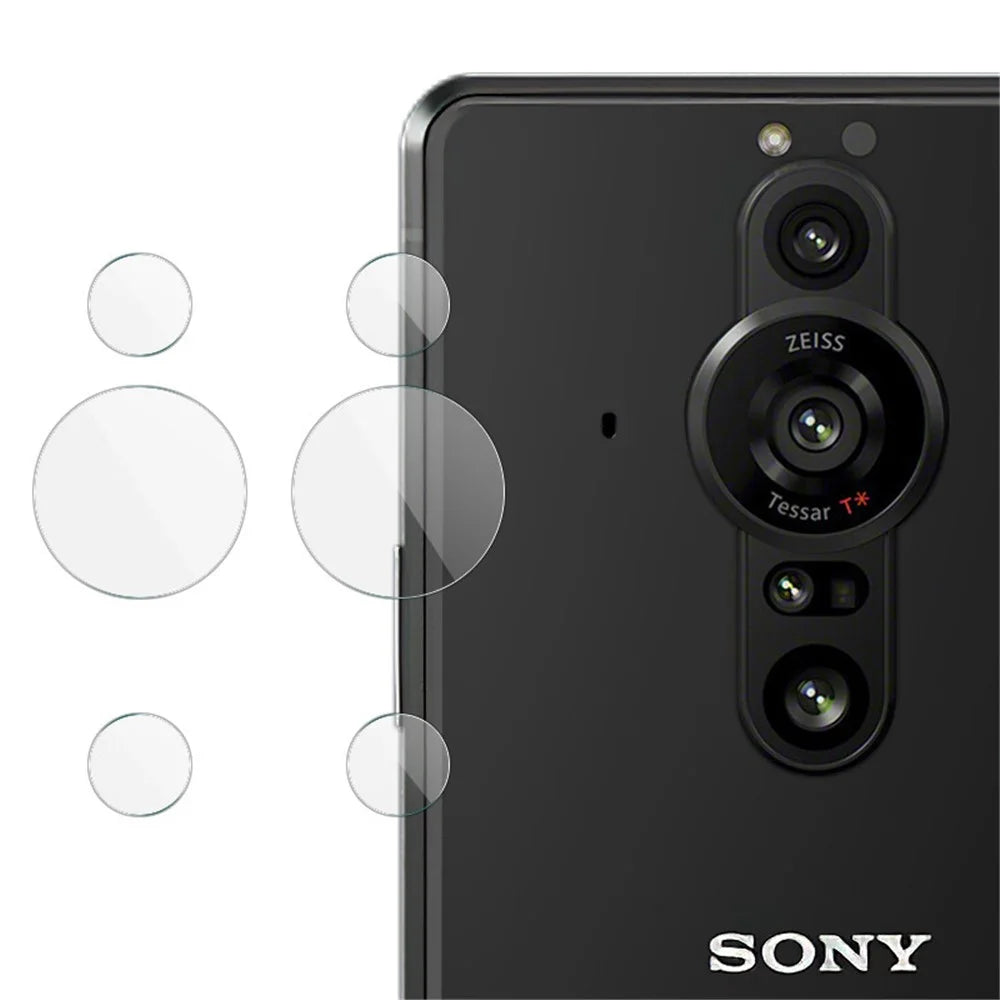 IMAK 2 Sets HD Clear Anti-Scratch Camera Tempered Glass Lens Film Protector for Sony Xperia Pro-I - 1