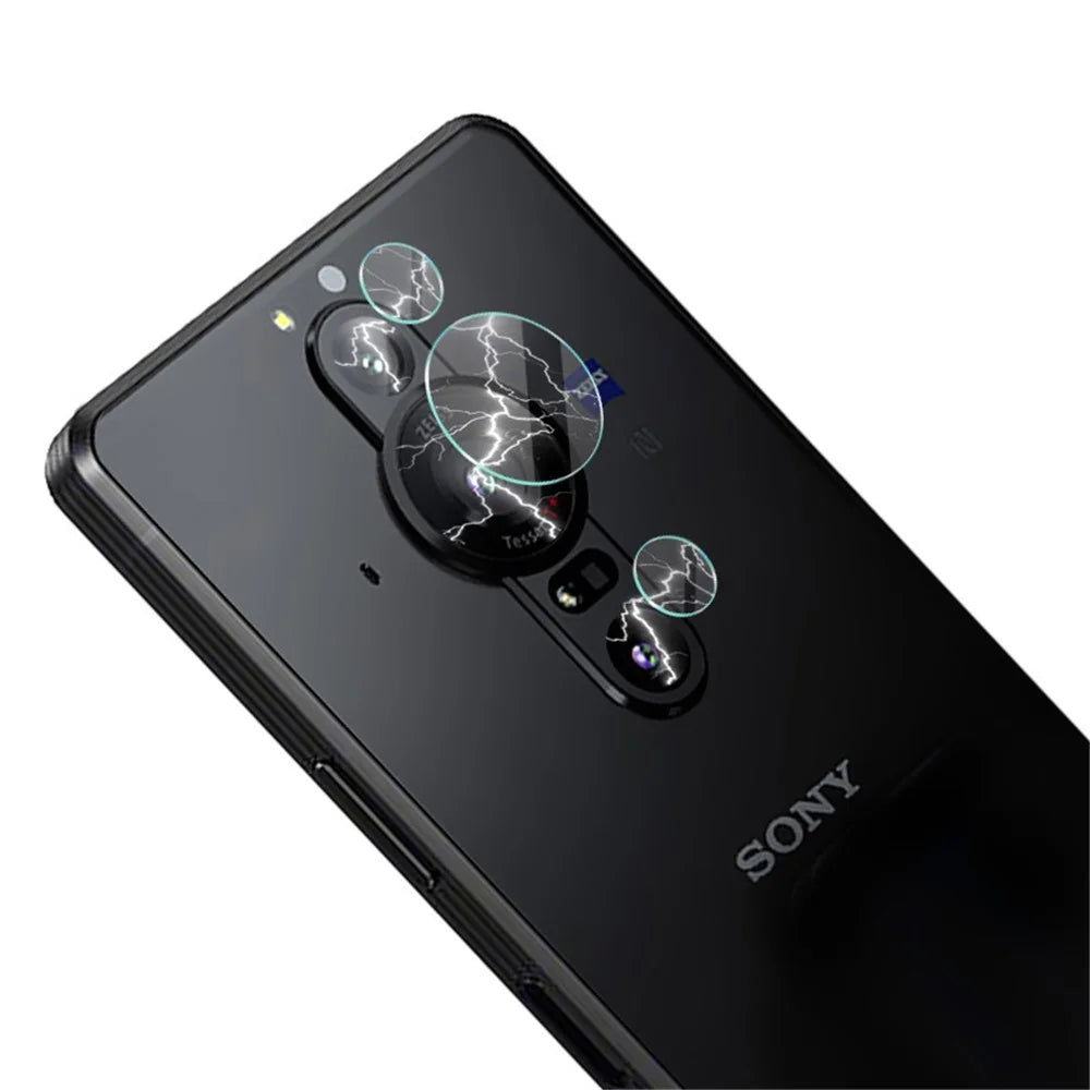 IMAK 2 Sets HD Clear Anti-Scratch Camera Tempered Glass Lens Film Protector for Sony Xperia Pro-I - 3