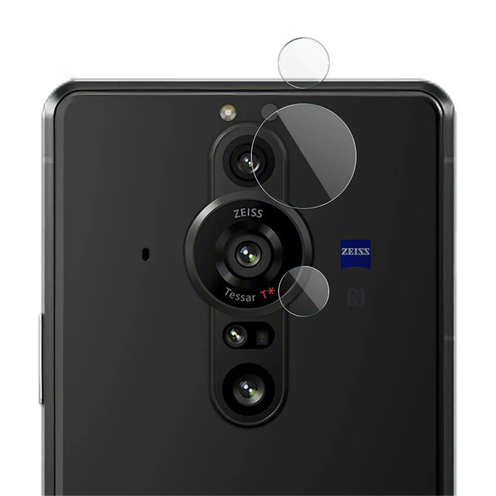 IMAK 2 Sets HD Clear Anti-Scratch Camera Tempered Glass Lens Film Protector for Sony Xperia Pro-I - 4