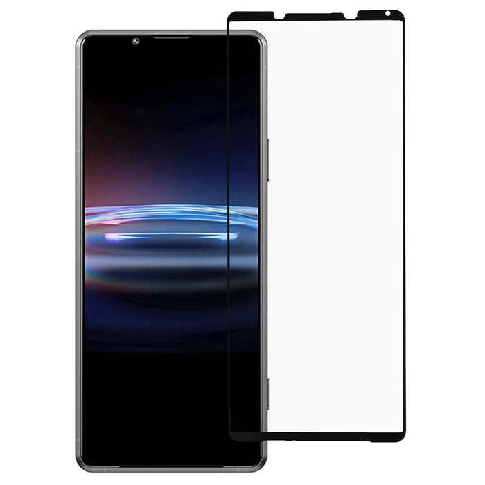 Explosion-proof Full Glue Silk Printing Full Screen Tempered Glass Protective Film for Sony Xperia Pro-I - 1