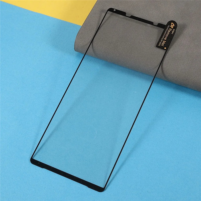 Explosion-proof Full Glue Silk Printing Full Screen Tempered Glass Protective Film for Sony Xperia Pro-I - 7