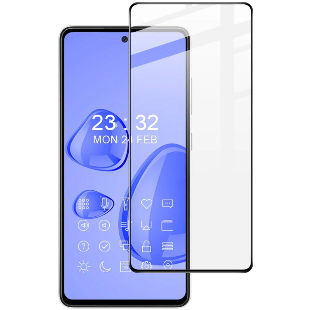 IMAK Pro+ Series 9H AGC Glass Guard Film Full Coverage Full Glue Anti-scratch Tempered Glass Screen Protector for Samsung Galaxy A53 5G - 1