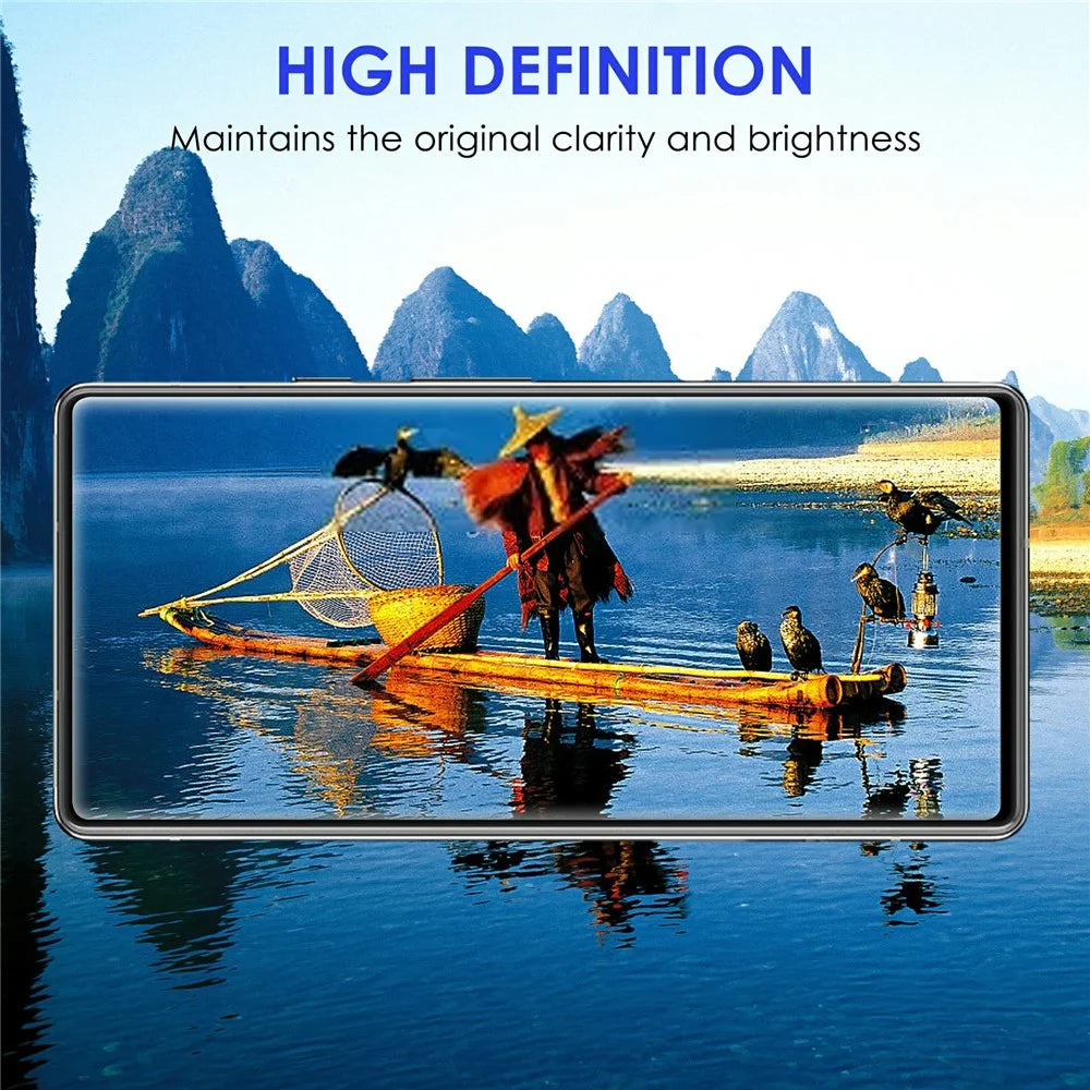 For Google Pixel 6a Hard Anti-fingerprint AGC Glass HD Clear Screen Protector Full Coverage Full Glue Black Edge Tempered Glass Screen Film - 4