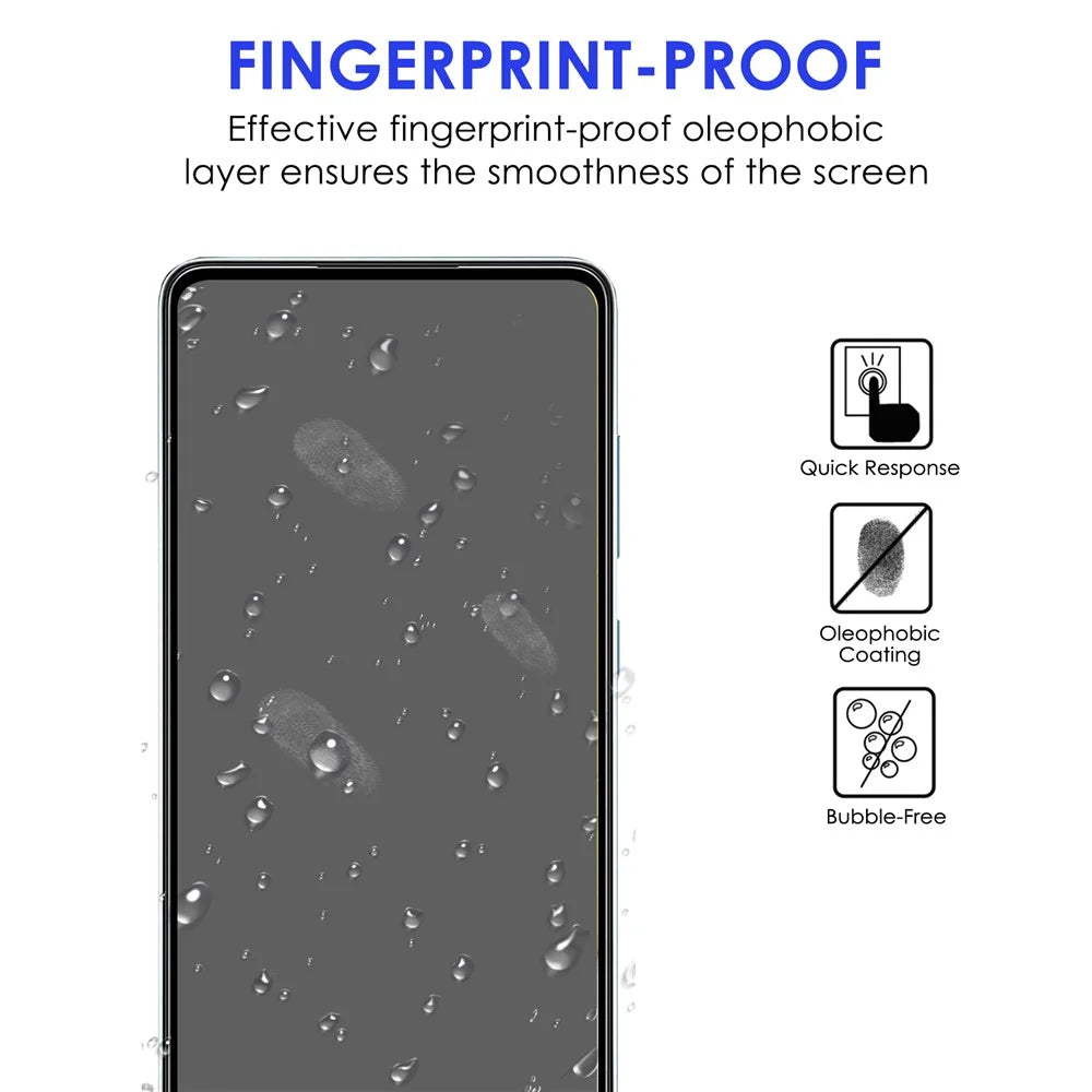For Samsung Galaxy A53 5G Full Screen Coverage Full Glue AGC Tempered Glass Film Black Edge Glass Screen Protector - 2