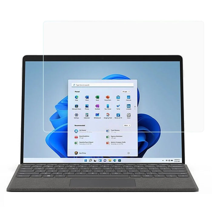 Arc Edge Explosion-proof Ultra Clear Tempered Glass Anti-fingerprint Screen Protector for Microsoft Surface Pro 8 - 1