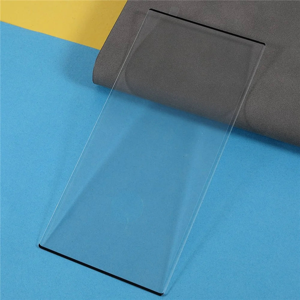3D Curved Surface Anti-explosion Side Glue Full Coverage HD Clear Tempered Glass Film for Samsung Galaxy S22 Ultra 5G (Support for Fingerprint Unlocking) - 5
