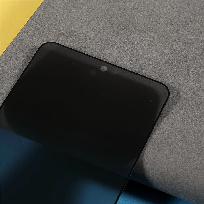 Full Screen Coverage Silk Printing Anti-Peep Full Glue Tempered Glass Screen Protector for Samsung Galaxy A73 5G - 5