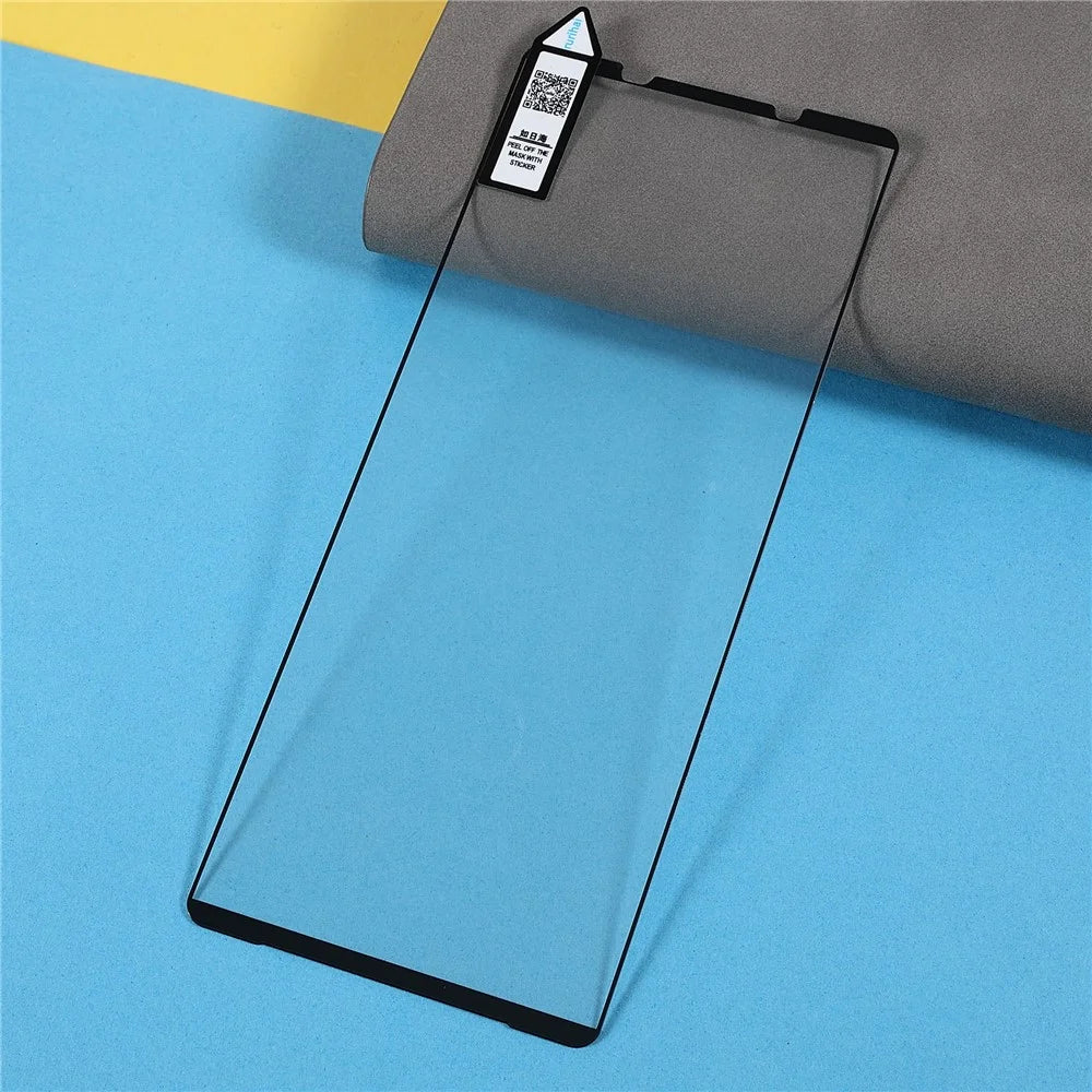 RURIHAI 2.5D HD Clear Full Glue Full Coverage Secondary Hardening High Aluminum-silicon Tempered Glass Screen Protector for Sony Xperia Pro-I - 6