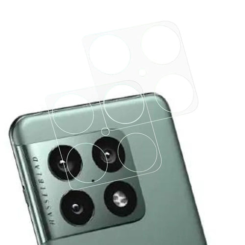 2Pcs/Set Anti-fingerprint Anti-scratch 3D Arc Edge Camera Lens Protector Tempered Glass Film for OnePlus 10 Pro 5G - 1