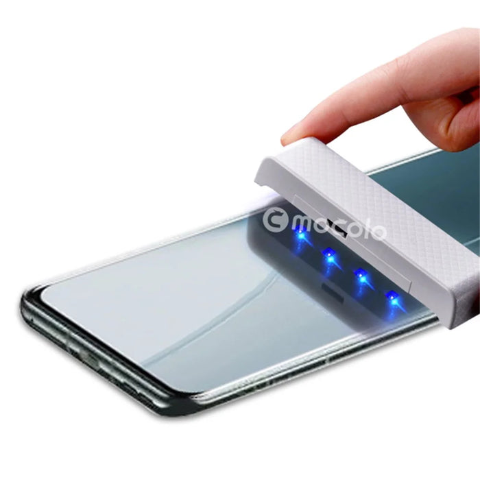 MOCOLO Anti-fingerprint Smooth Touch 3D Curved Full Size UV Glue Tempered Glass Screen Protector for OnePlus 9 Pro/10 Pro - 4
