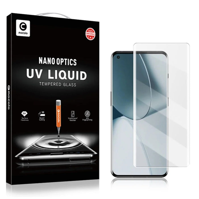 MOCOLO Anti-fingerprint Smooth Touch 3D Curved Full Size UV Glue Tempered Glass Screen Protector for OnePlus 9 Pro/10 Pro - 7
