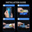 HAT PRINCE Dust-proof Full Glue Arc Edge Full Screen Coverage Tempered Glass Film Screen Protector with Easy Installation Tool for iPhone 13 mini 5.4 inch - 7
