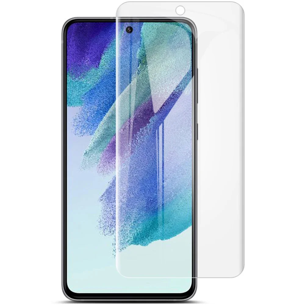 IMAK 2Pcs/Set Hydrogel Film III Ultra Clear Full Coverage TPU Soft Screen Protector Film for Samsung Galaxy S21 FE 5G - 1