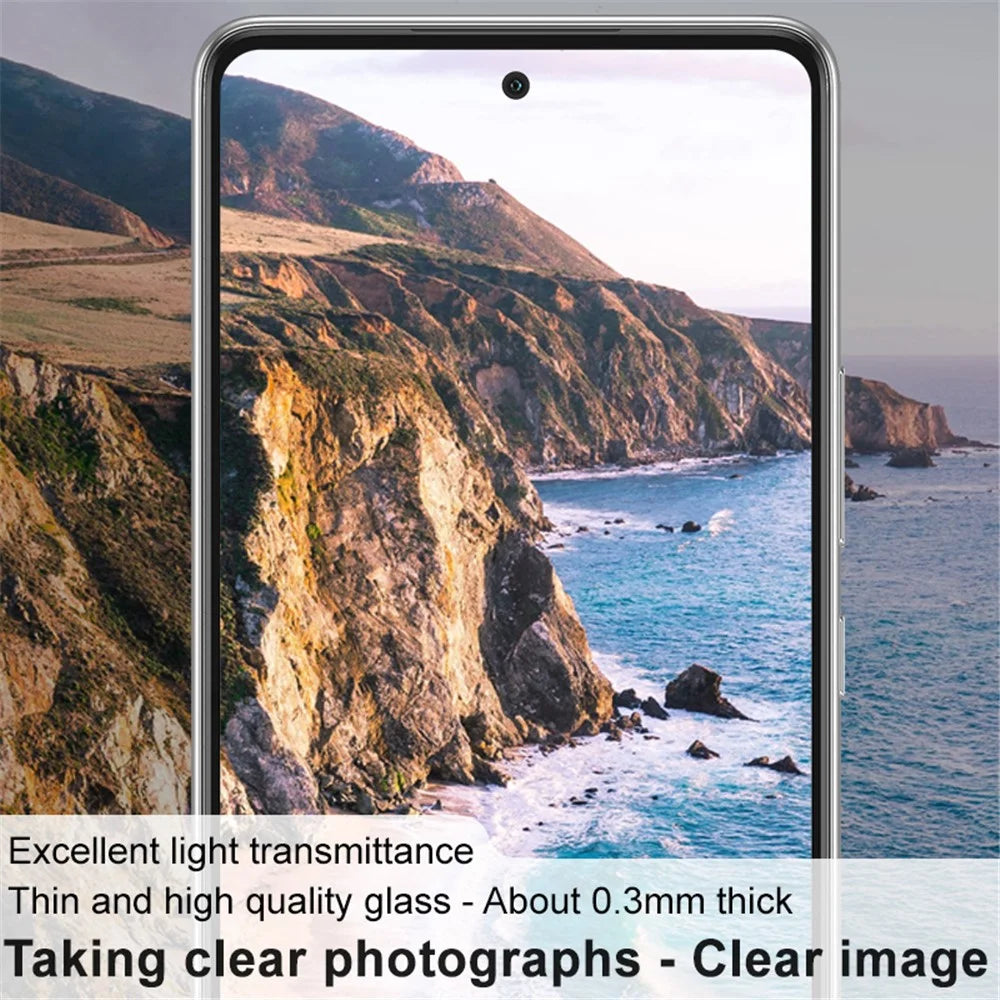 IMAK 2Pcs/Set Thin HD Clear Wear-resistant Camera Tempered Glass Lens Screen Protector for Samsung Galaxy A53 5G/A33 5G/A73 5G - 3