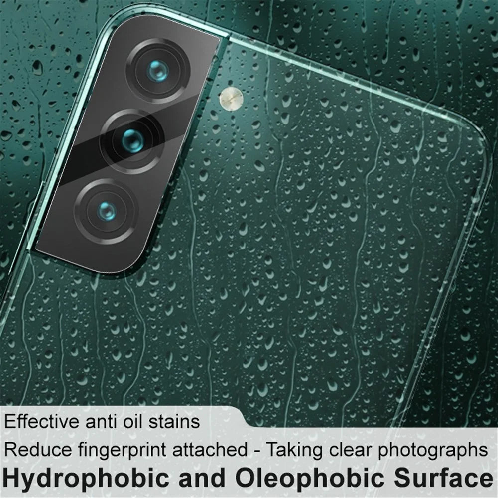 IMAK 2Pcs / Set Camera Lens Protector for Samsung Galaxy S22 5G / S22+ 5G, Ultra Clear Tempered Glass Anti-Scratch Protective Lens Film - 3