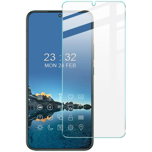 IMAK H Series Dustproof Arc Edge HD Good Protection Tempered Glass Protector Film for Samsung Galaxy S22 5G / S23 - 1