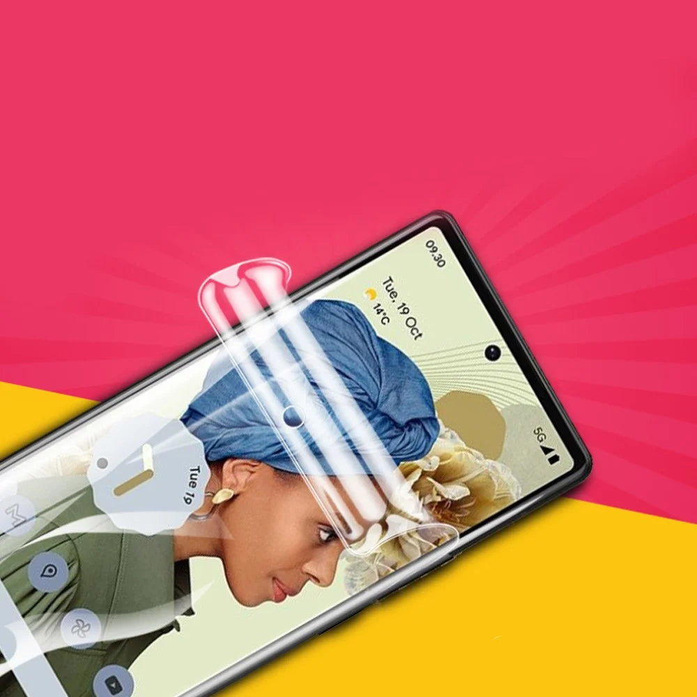 For Google Pixel 6a Hydrogel TPU Film Ultra-Thin HD Full Coverage Self-Healing Anti-Fingerprint Screen Protector - 2