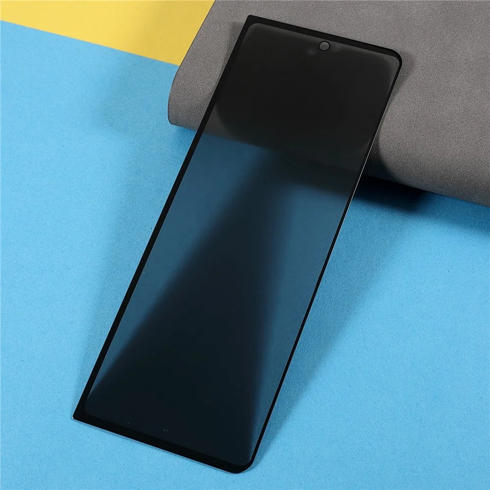 Anti-peep Full Glue Tempered Glass Front Screen Protector + Full Glue Clear TPU Film + Full Glue Glass Phone Back Protector for Samsung Galaxy Z Fold3 5G - 4