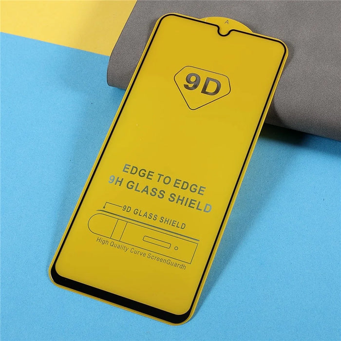 Silk Printing Double Defense 9D Tempered Glass Film Explosion-proof Full Size Full Screen Protector for Samsung Galaxy A33 5G - 2