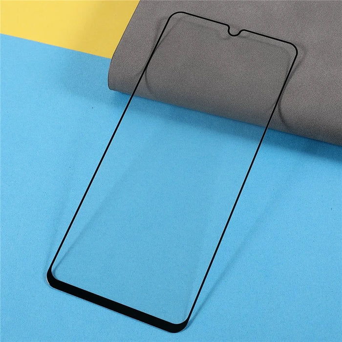 Silk Printing Double Defense 9D Tempered Glass Film Explosion-proof Full Size Full Screen Protector for Samsung Galaxy A33 5G - 3