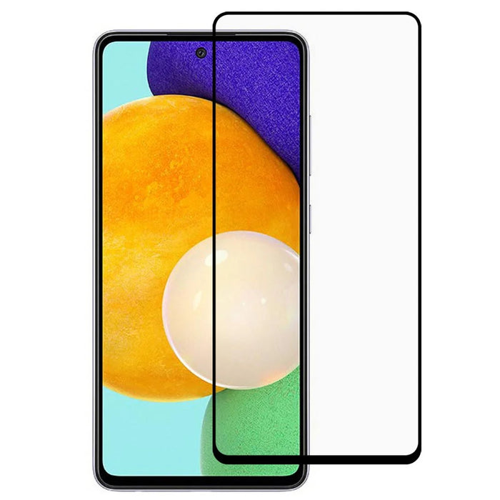 Silk Printing Ultra Clear 9D Tempered Glass Double Defense Full Size Full Glue Screen Protector for Samsung Galaxy A53 5G - 1