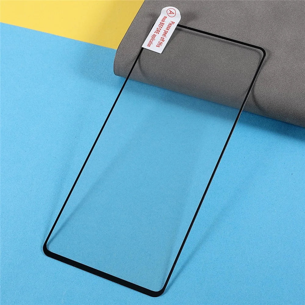 Full Screen Full Glue Silk Printing HD Anti-Scratch Tempered Glass Film for Samsung Galaxy A73 5G - 6