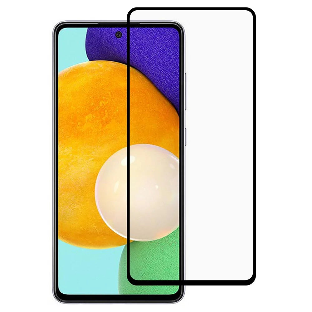 Silk Printing High Clarify Full Cover Full Glue Anti-Scratch Bubble Free Tempered Glass Film for Samsung Galaxy A53 5G - 1