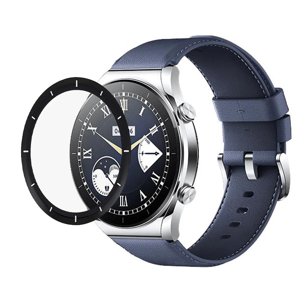 0.3mm Arc Edge Anti-stains PMMA Screen Protector Film for Xiaomi Watch S1 - 1