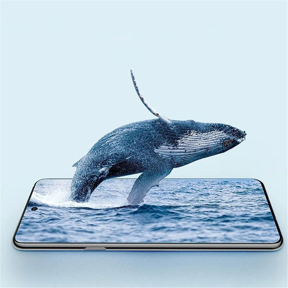 MOCOLO HD Clear Full Covering Full Glue Anti-fingerprint Anti-explosion Silk Printing Tempered Glass Screen Film for Motorola Moto G200 5G - Black - 6