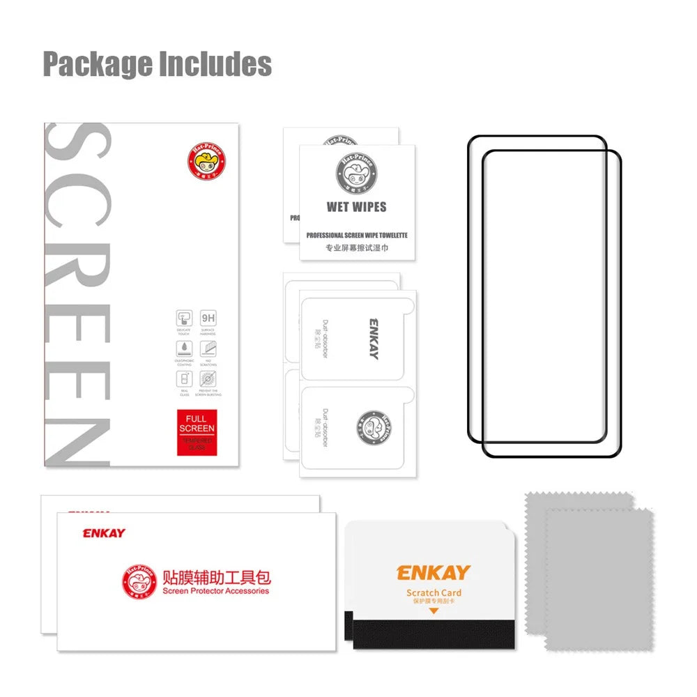HAT PRINCE 2Pcs/Set 0.26mm 3D Curved Hot Bending Full Cover Full Glue Tempered Glass Screen Protector [Support Fingerprint Unlocking] for Samsung Galaxy S22 Ultra 5G - 7